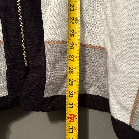 NWT Anne Klein XL Heather Grey Poncho Jacket Zip-Up Heavyweight Sweater Hoodie - Picture 13 of 15